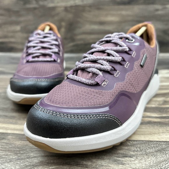 NIB Cobb Hill Rockport Skylar Waterproof Mesh Lace Up Comfort Sneaker 9M Purple - Picture 3 of 12